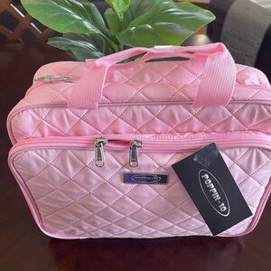 -POPPIN10 -  Pink Cosmetic Bag Hanging Toiletry Makeup Bag